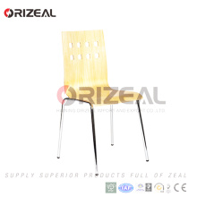 Estilo francés que apila la silla de comedor de madera OZ-1002